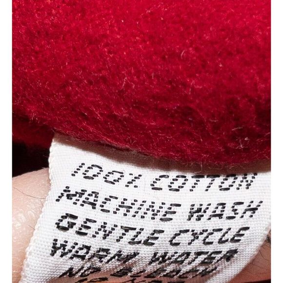 Vintage L.L. Bean Chamois Flannel Women's 12 Heavyweight Red Script Tag 70s - Picture 6 of 7